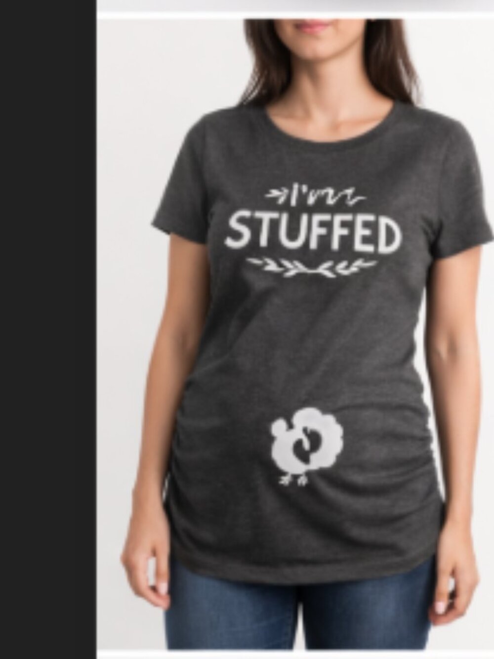 I’m Stuffed Maternity Tee 🤰🦃 Cute Fall Top / Blusa Maternidad